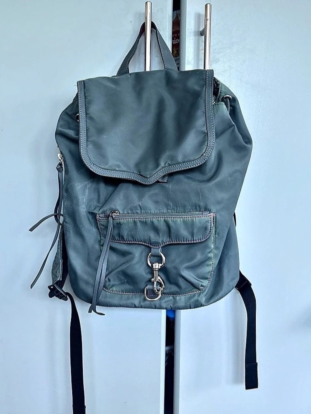 Rebecca Minkoff Julian Nylon Backpack Gray